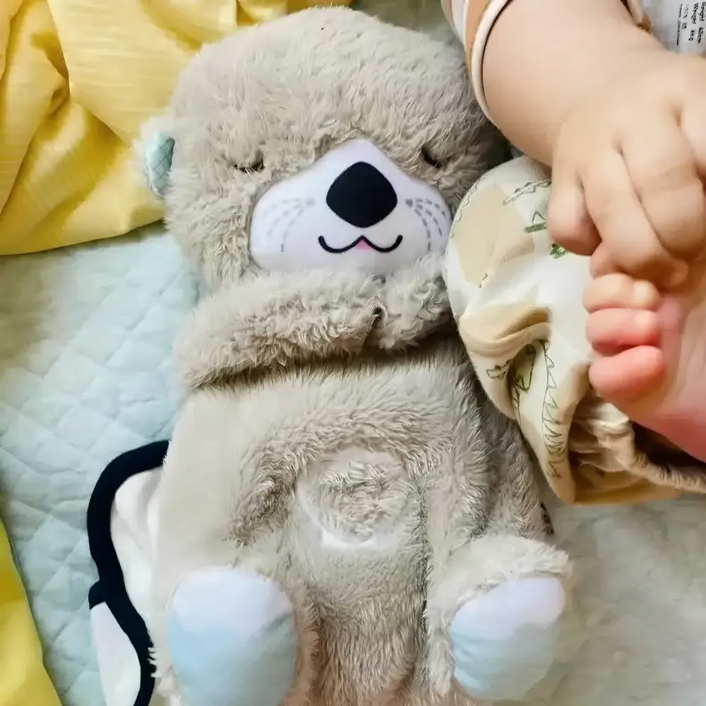 Veilleuse loutre respirante en peluche – Image 8