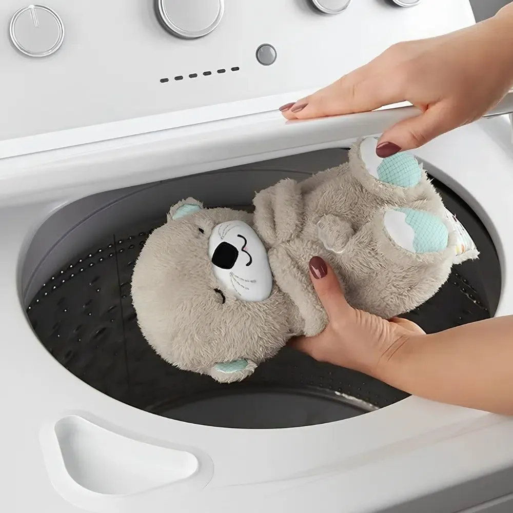 Veilleuse loutre respirante en peluche – Image 3