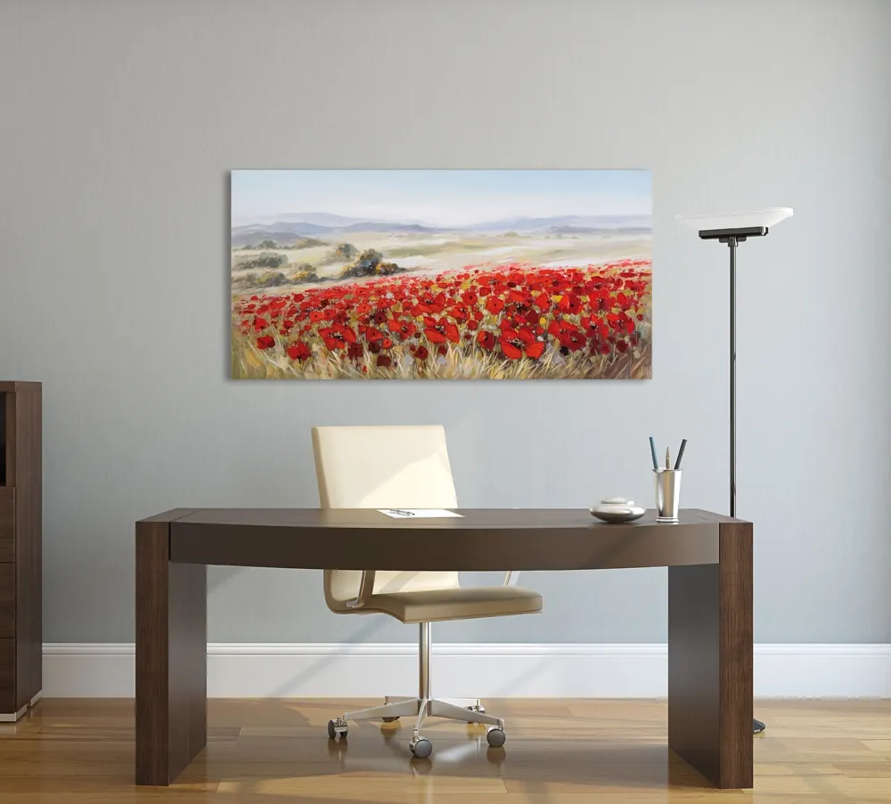 TABLEAU CHAMPS DE COQUELICOTS – Image 4