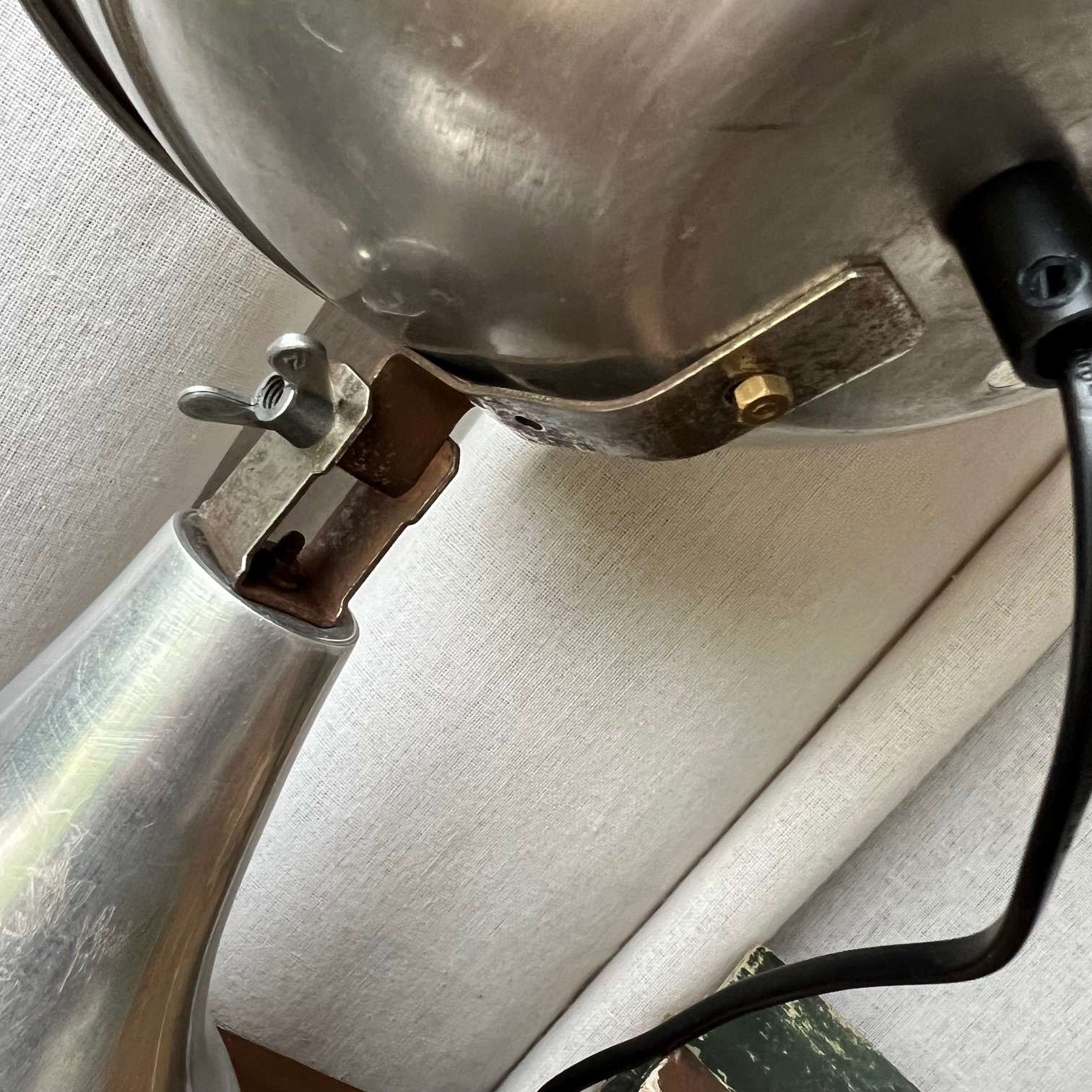 (création) Ancienne lampe chauffante restaurée – Image 9