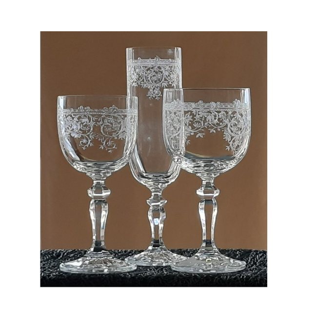 Verre à vin gravé 15 cl – Image 2