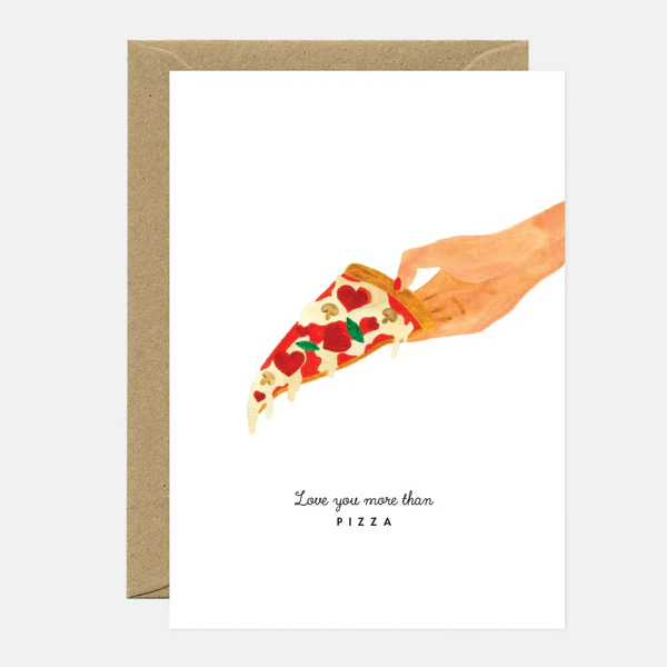 Carte Postale Love You Pizza, ATWS