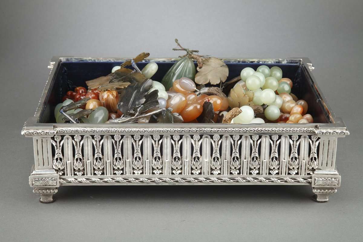 ORFÈVRE CHRISTOFLE – JARDINIÈRE EN BRONZE ARGENTÉ XIXE SIÈCLE – Image 3