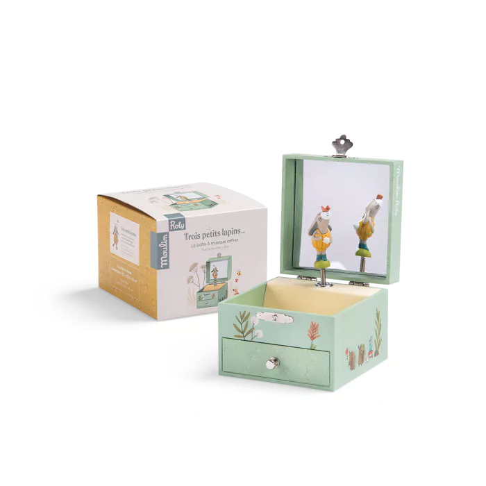 Boîte à Musique Trois Petits Lapins, Moulin Roty – Image 2