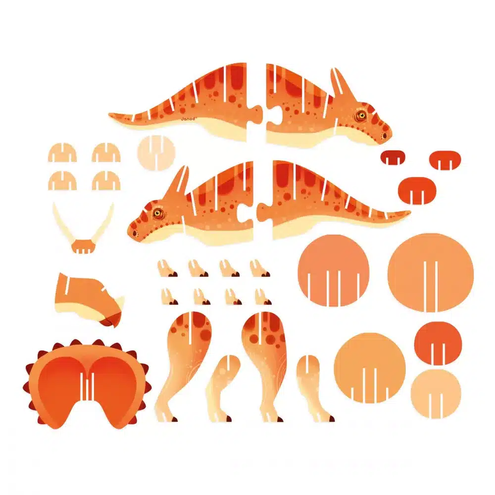 Puzzle 3D Dinosaures, Janod – Image 3