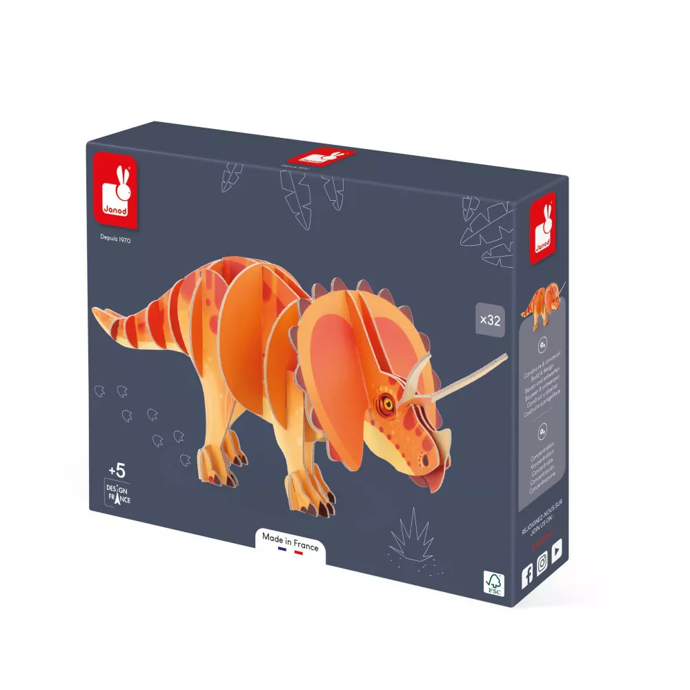 Puzzle 3D Dinosaures, Janod – Image 2