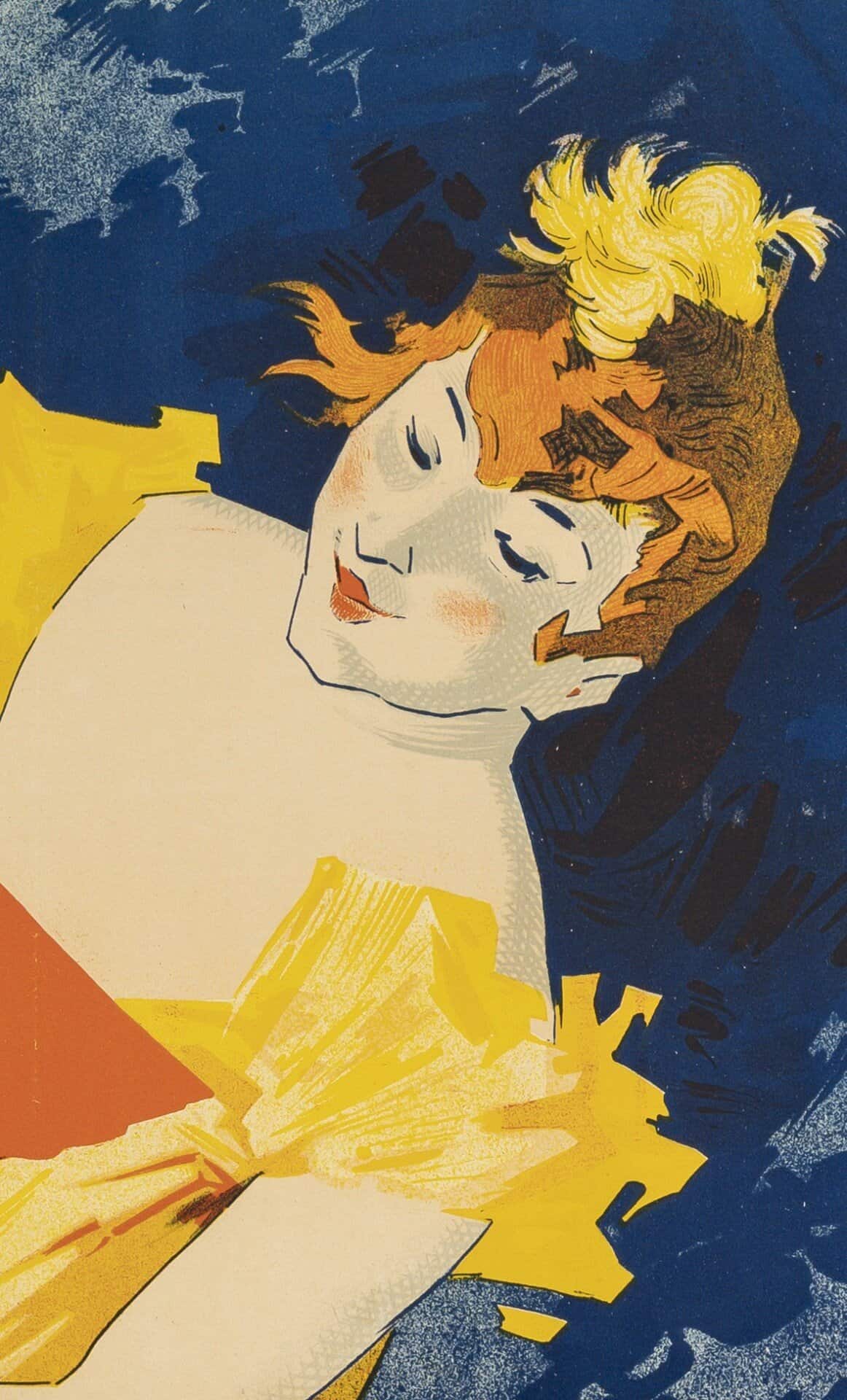 Affiche Originale, Jules Chéret, Saxoléine, Belle Epoque, Pétrole, Lampe, Lumière, Luminaire, Eclairage, Essence, Flamme, Combustible, Femme, Chérette, c.1895 – Image 4