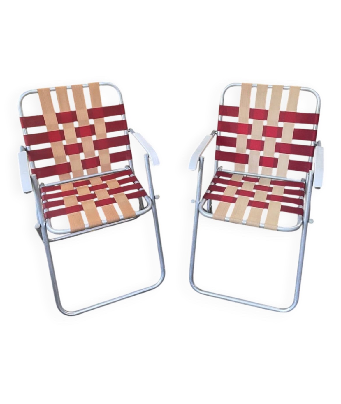 Paire de chaises pliantes