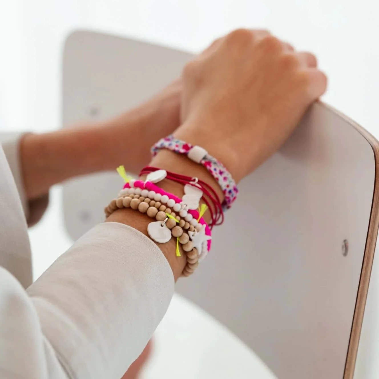 Bracelet Dorothy Petites Fleurs – Margote Céramiste – Image 4